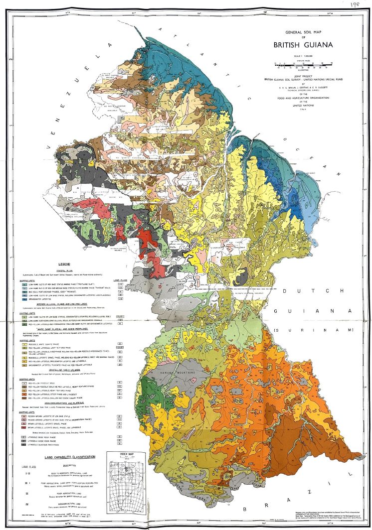 Guyana Soil Map