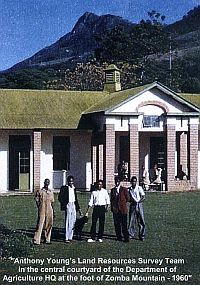 Anthony Young's Survey team, Zomba Mountain, Malawi -1960. © A.Young