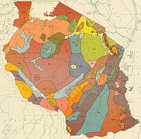 Tanganyika soil map, 1955